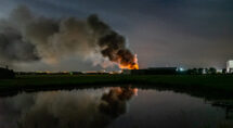 De brand bij Van Dijk in juli 2022 - Foto: John Poot